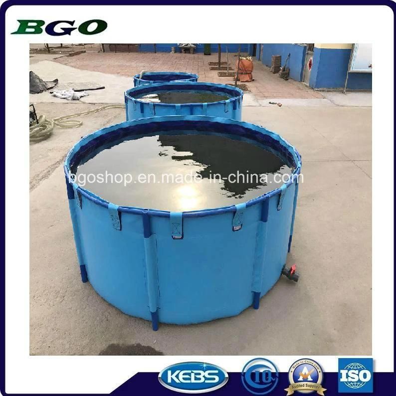 30000L Collapsible Fish Ponds PVC Fish Farming Tanks