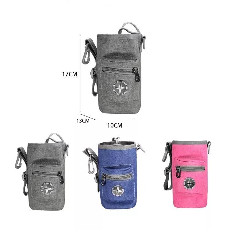 Portable Pet Travel Carrier Dog Snack Bag Pet Water Bottle Bag