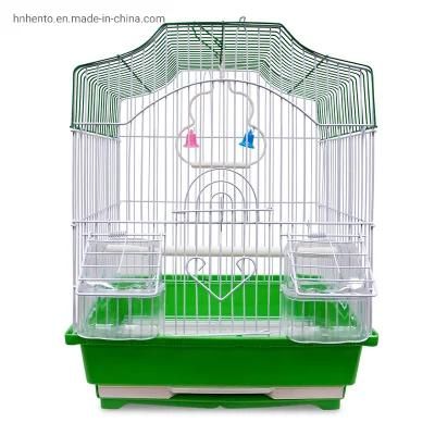 Small Flight Parakeet Parrot Bird Cage for Finches Canaries Lovebirds Pet Birdcage Factory Wholesale