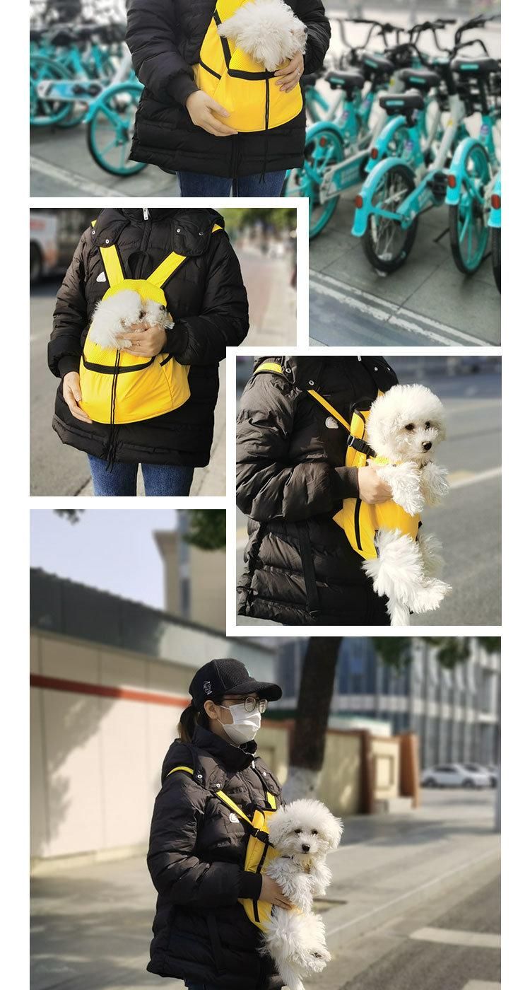 High Quality Polyester Mesh Carrier Backpack Breathable Travel Pet Carrier Bag