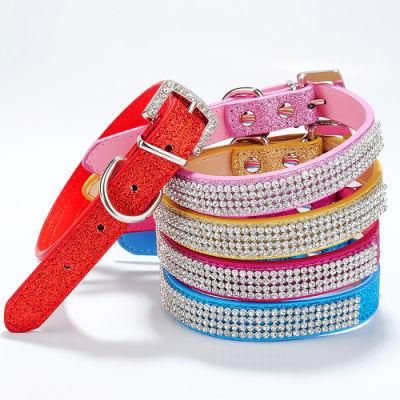 Pet PU Collar Adjustable Collar for Dog