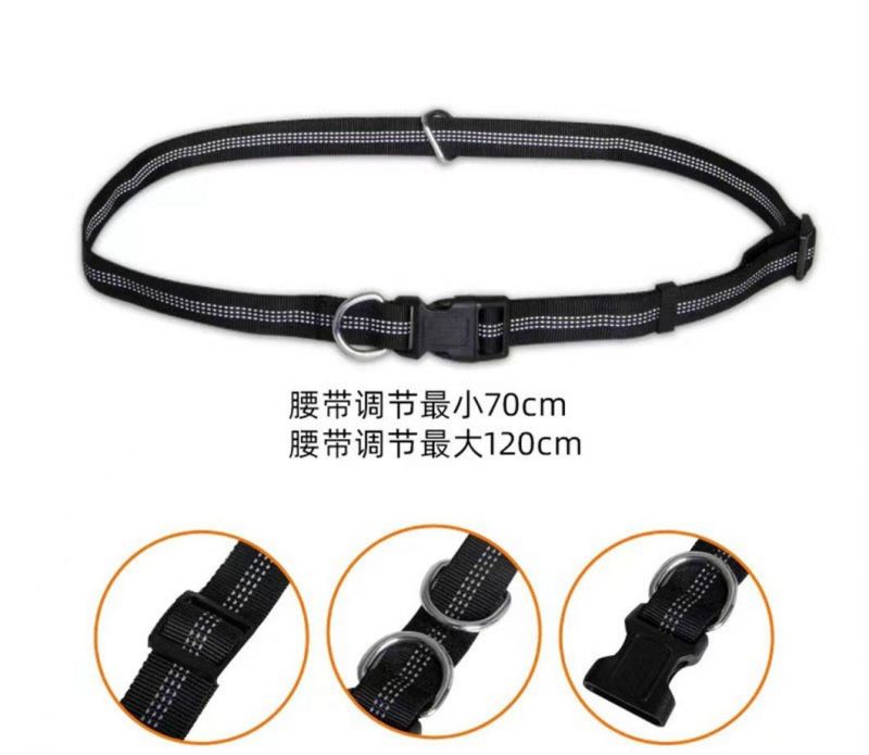 Running Belt Jogging Pull Dog Leash with Waist Bag