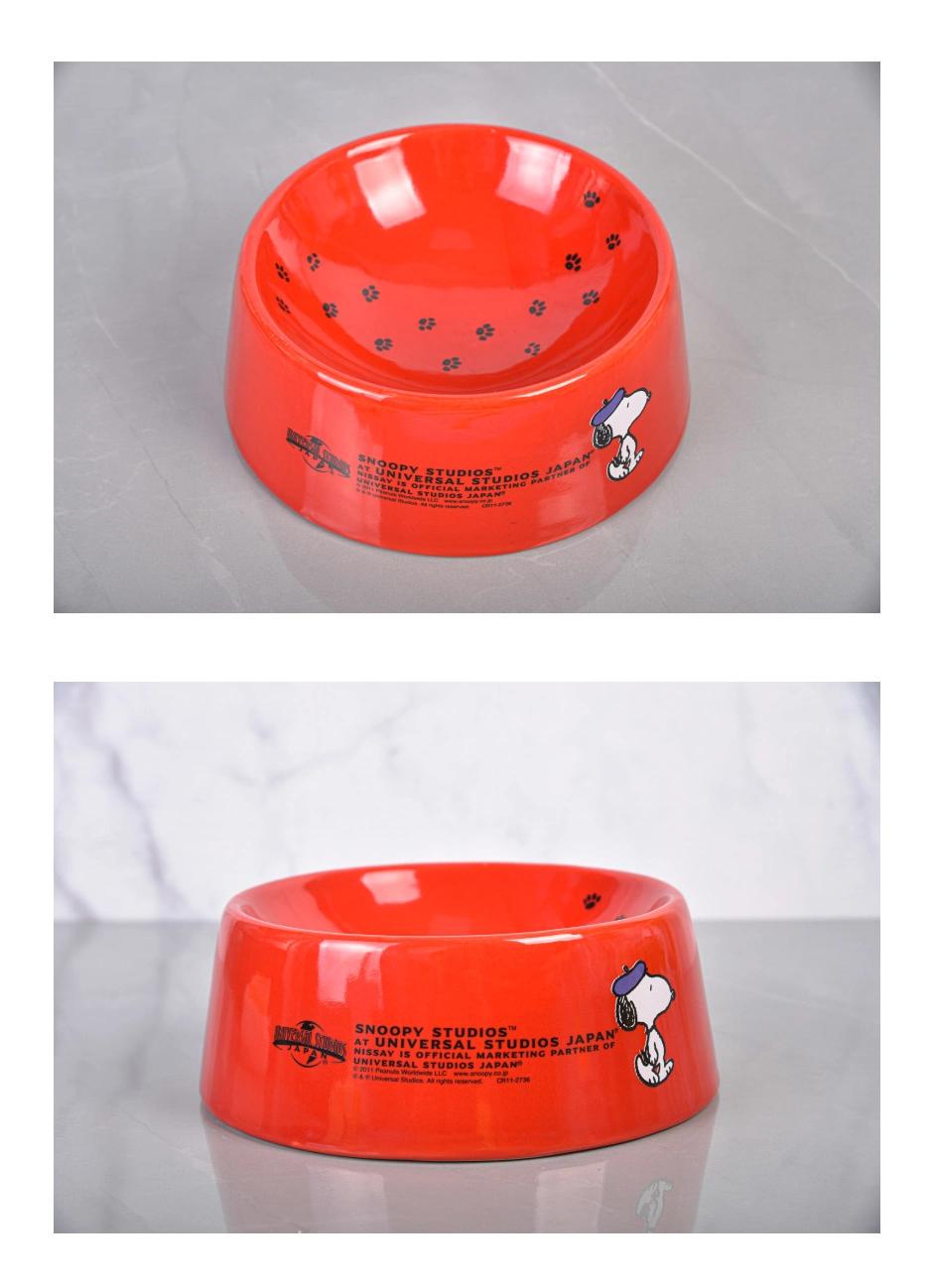6 Inch Colored Stoneware Strong Enough Dog Food Bowl - Ceramic Dog Bowl - Pet Food Bowl