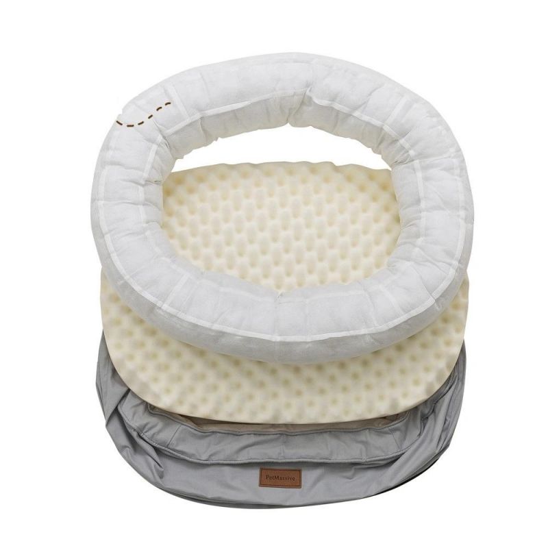 Lux Cotton Round Shape Bed for Pet Dog