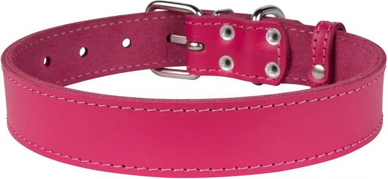 Fashionable Collar Leather Dog Collar with Multiple Colors