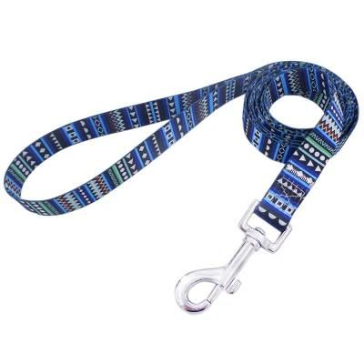 Latest Design Wholesale Pet Products Polyester Printed Soft Custom Dog Leash