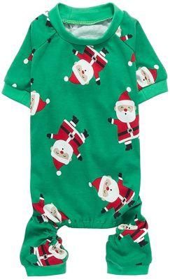 Christmas Holiday Pet Dogs Pajamas Clothes 100% Cotton Santa Claus Rudolph Reindeer