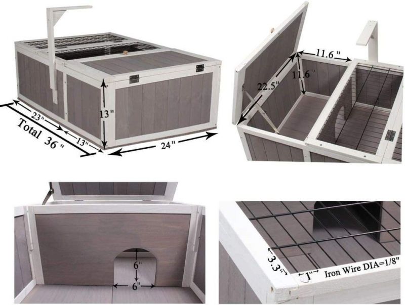 Xingye Large Wooden Turtle House with Toys