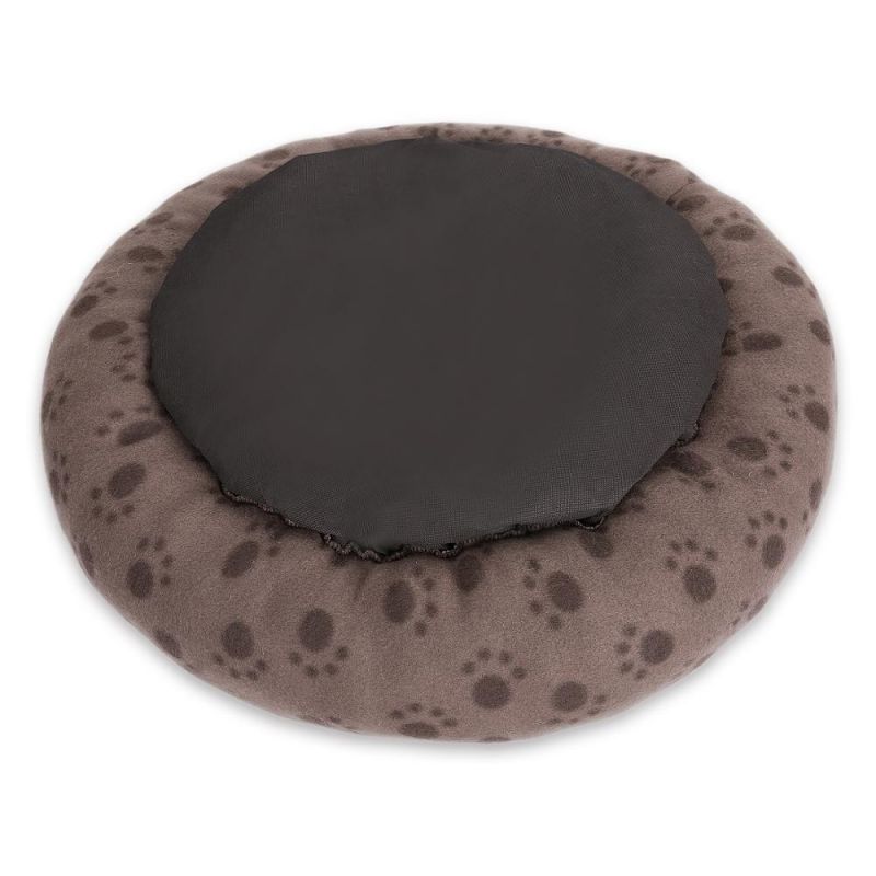 Custom Spot Pattern Comfortable Soft Washable Non-Slip Bottom Round Dog Sleeping Bed