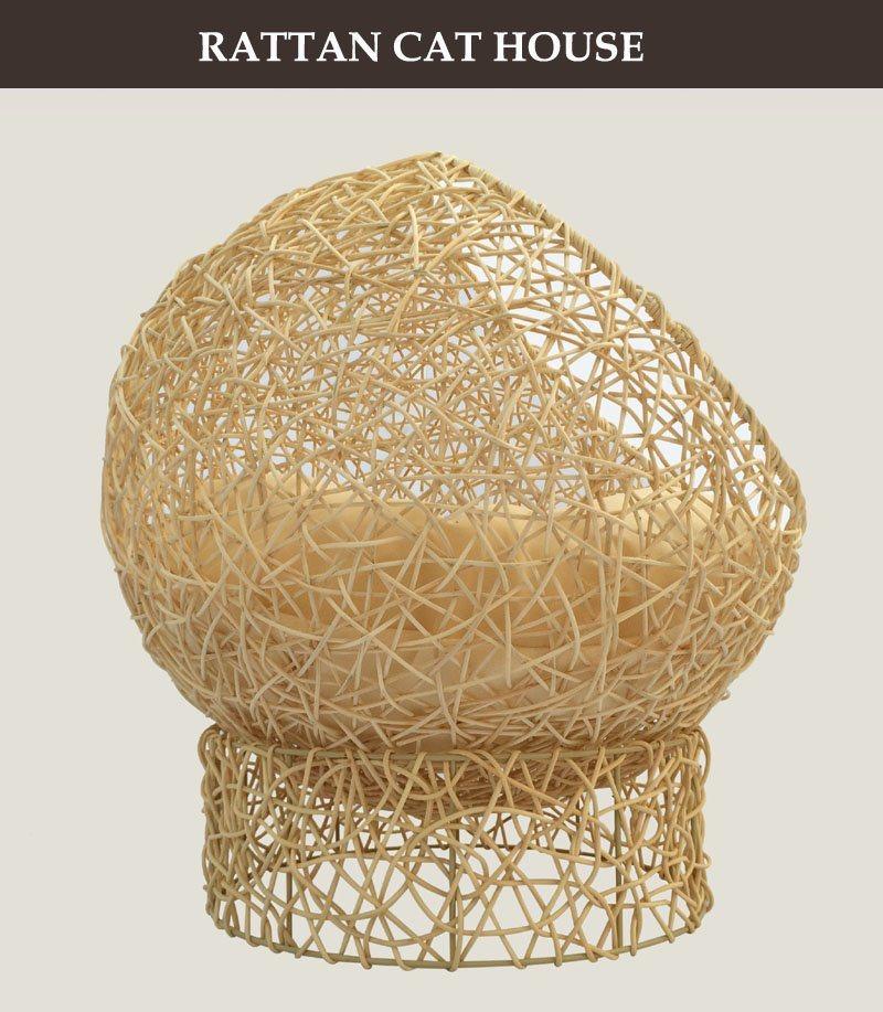 Rattan Weaving Modern Simple Cat Nest Pet House