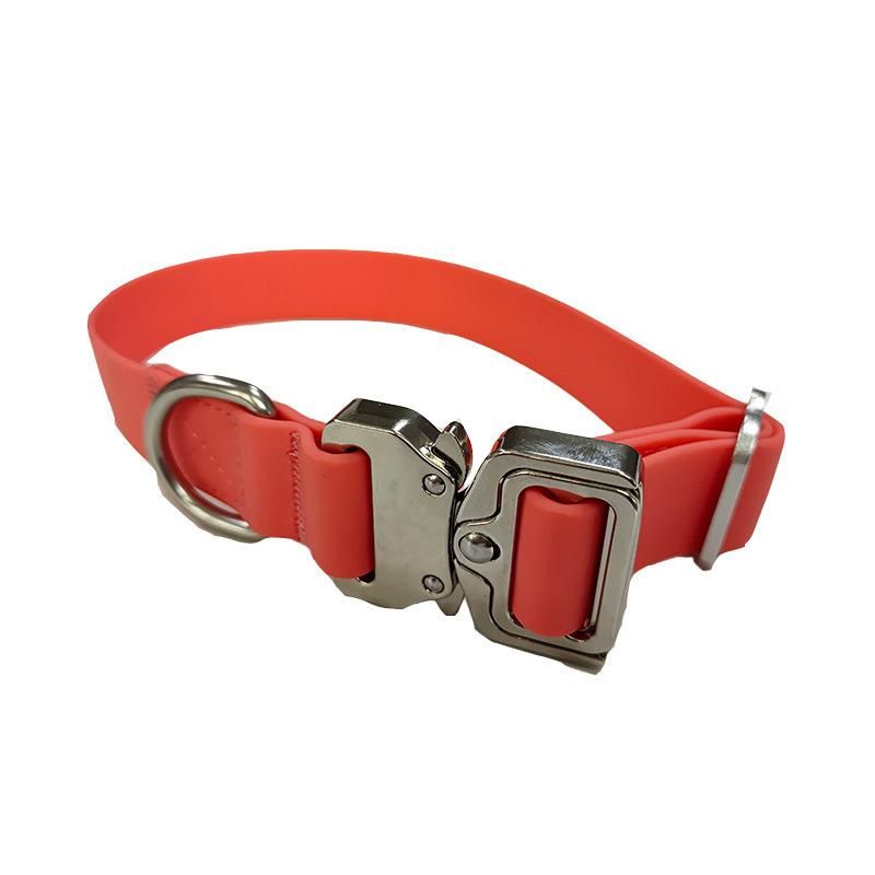 Luxury Waterproof PVC Dog Collar Eco-Friendly Dog Collar with Metal Buckel