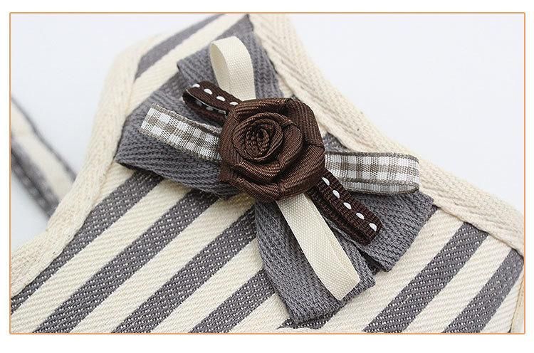 New Style Luxury Custom Leashes Pet Chest Harness Set with Bow