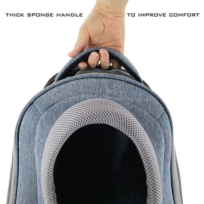 High Quality Pet Accessories Cation Polyester Material Pet Carrier Breathable Pet Dog Cat Backpack