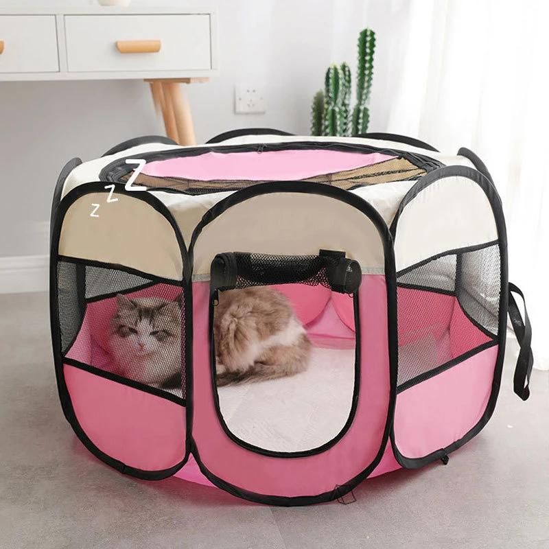 Waterproof Octagon Pet Fence Room Suitable for Delivery Rooms for Dogs and Cats