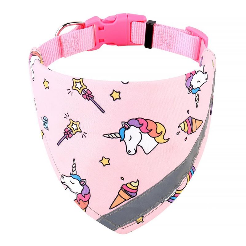Personalized Pet Accessories Nylon Webbing Collar Bandana for Dogs/Customized