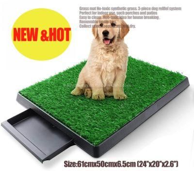 25&prime; &prime; X20&prime; &prime; Top Quality Pet Loo Portable Outdoor or Indoor Pet Potty Patch Artificial Turf Mat Dog PEE Pads for Pet Product