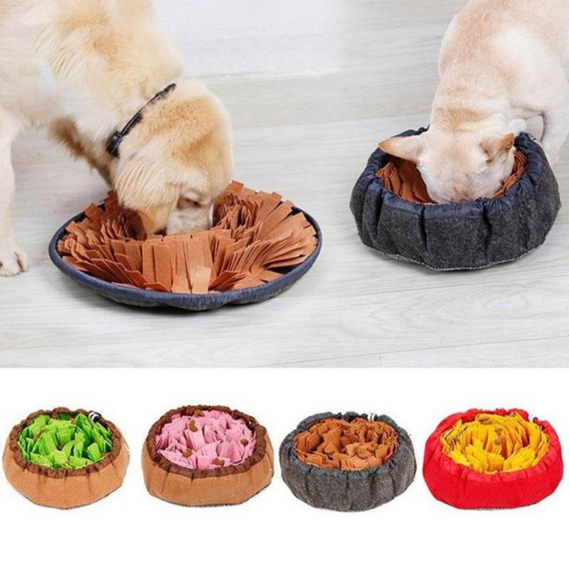 Dog Sniffing Mat Dog Puzzle Toy Pet Snack Feeding Mat Boring Training Mat