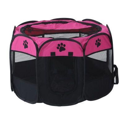 Customize OEM ODM Portable Foldable Travel Outdoor Dogs Cats Playpen Pet Dog Fence