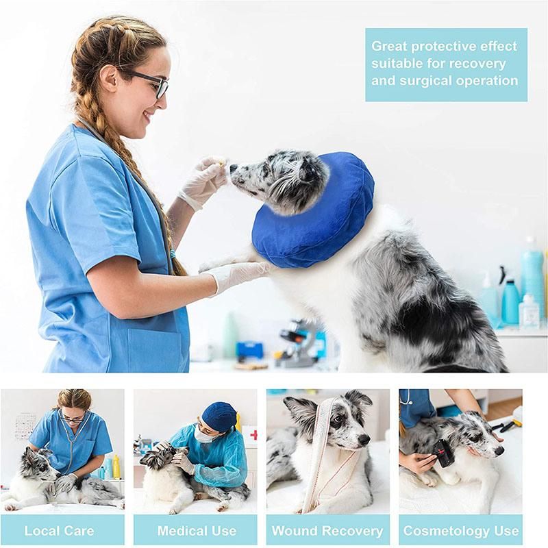 Protective Self Inflatable Collar Soft Cone After Surgery Recovery for Pets