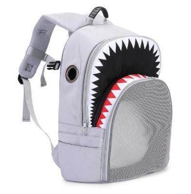 Pet Backpack Personal Shark Breathable Carrier Bag Dog Backpack Cat Bag