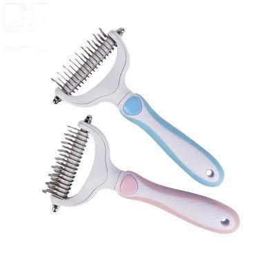 Stainless Steel Grooming Tools Open Knot Hair Double-Sided Comb