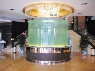 Plexiglass Cast Cylinder/Round Acrylic Aquarium/Saltwater Aquarium