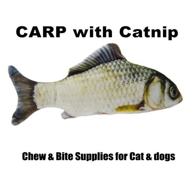 Pet Products Catnip Fish Toys for Cats Dogs Playing Chewing