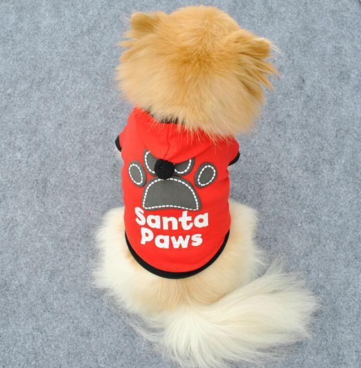 Soft Cotton Made Hot Sell Christmas Dog Hoodie