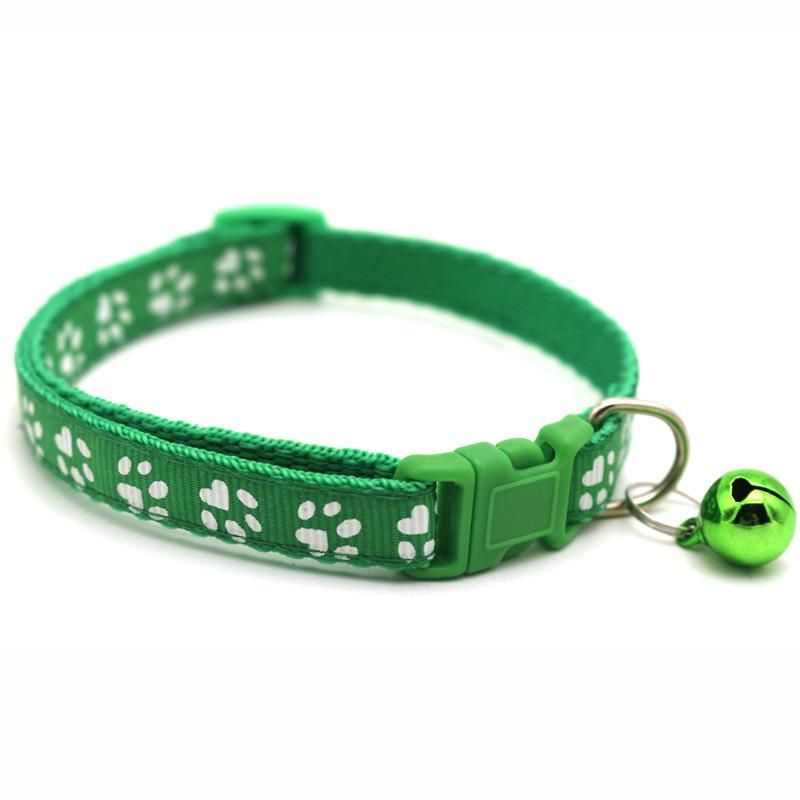 Adjustable Buckle Cat Collar Pet Accessories Colorful Cute Bell Pet Collar