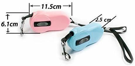 7FT Portable Pet Walking Leash for Small Pet up to 22lbs with One Button Break & Lock