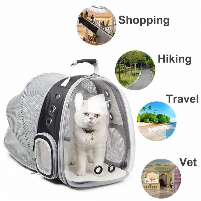 Transparent Multifunctional Foldable Travel Space Breathable Dog Pet Carrier