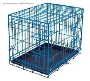 Factory supply customized Stainless Steel Pet Transport Kennel Carrier Breathable Metal Mesh Dog Cage