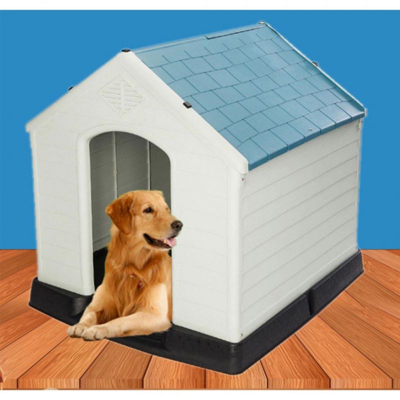 Plastic Kennel Outdoor Large Dog Removable and Washable Golden Retriever Teddy Pet Kennel Dog House Rainproof Amaw-0125