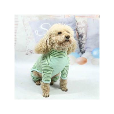High Quality Soft Comfortable Striped Cotton Washable Breathable Male and Female Sturdy Dog Clothes