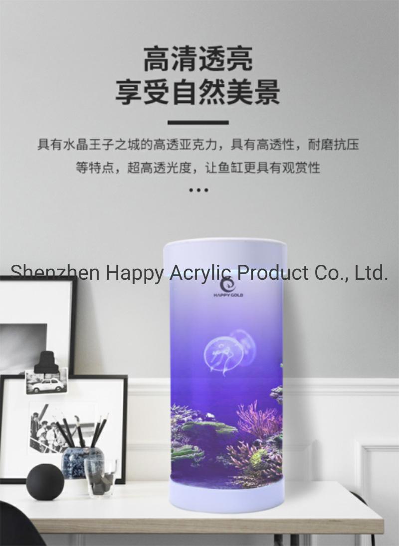 Factory Direct Acrylic Aquarium Tank, Global Wholesale, Acrylic Desktop Fish Tank Jellyfish Aquarium Tank