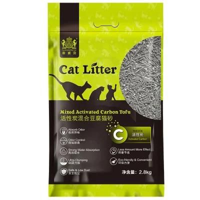 Original Fragrance Chinese Pet Products Supply Fast Clumping and Strong Absorption Green Tea Tofu Cat Litter