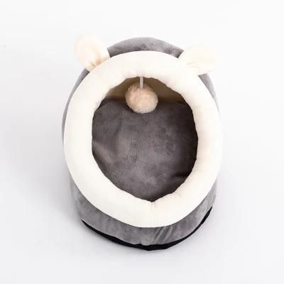 Eco Donut Cuddler Cozy Pet Bed Warm Plush Cat Bed
