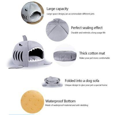 Pet House Cave Bed for Small Medium Dog Cat with Removable Cushion