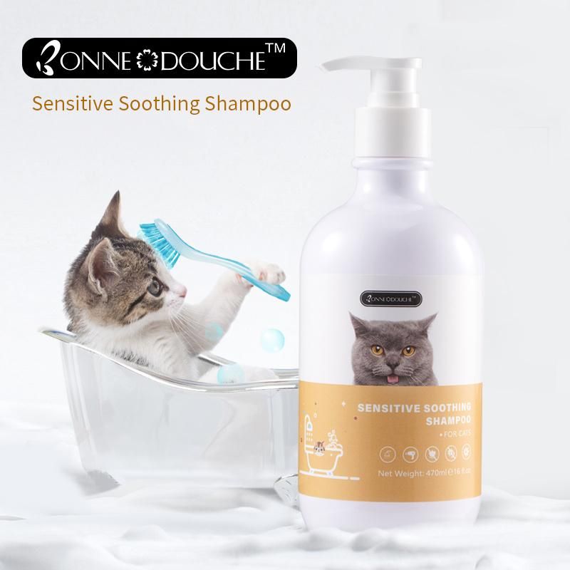 Cat Shower Gel Anti Lice Flea Moisturizing Pet Shampoo