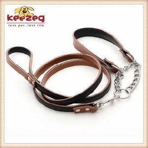 High Quality Leather Dog Collar/Leash/Pet Products (KC0066)