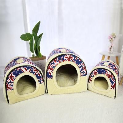 Hot Selling Small Pet Bed Washable Pet Beds Accessories Foldable Four Seasons General Novelty Pet Beds