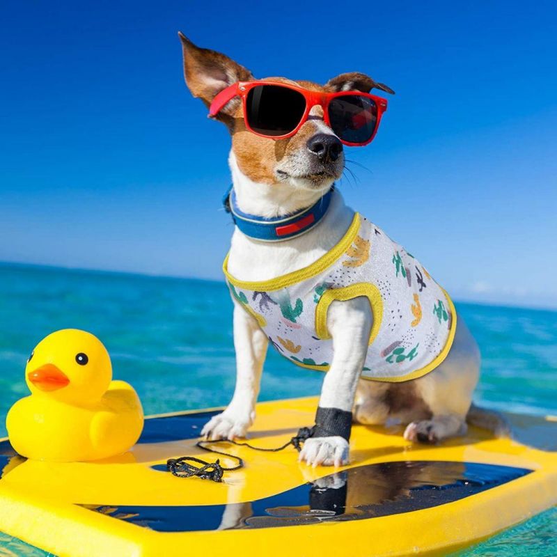 Soft Breathable Printed Pet Clothing for Small Puppy