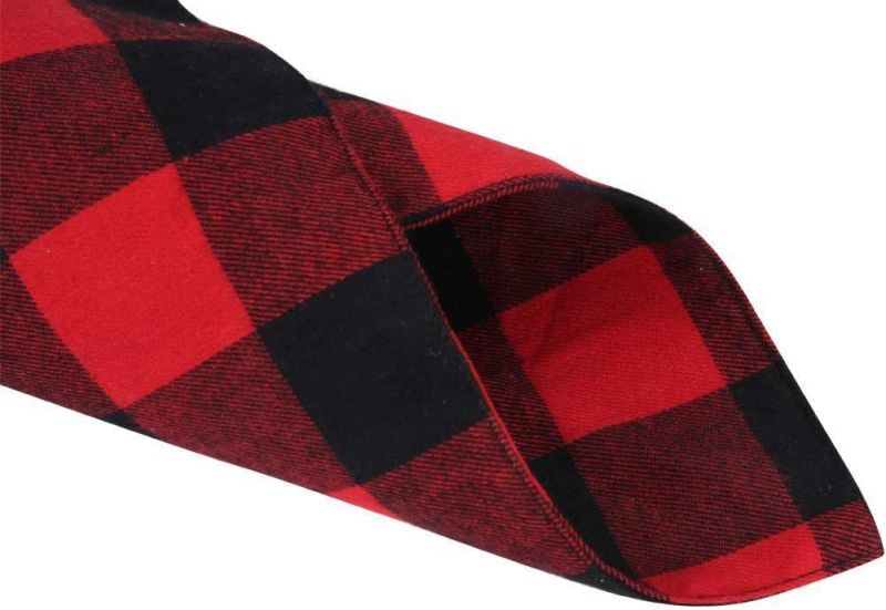 Plaid Pet Dog Bandanas Collar