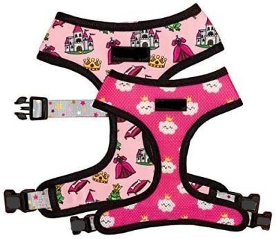 Luxury Designer Custom Printed Mesh Reversible Dog Harness