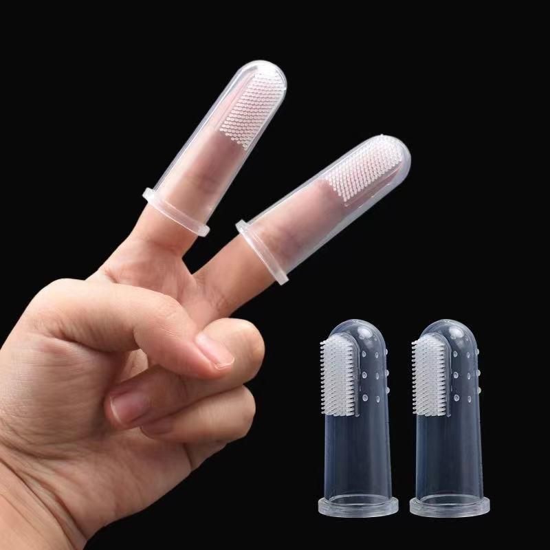 4PCS Puppy Toothpaste Toothbrush Set Pet Dog Tooth Cleaning Supplies
