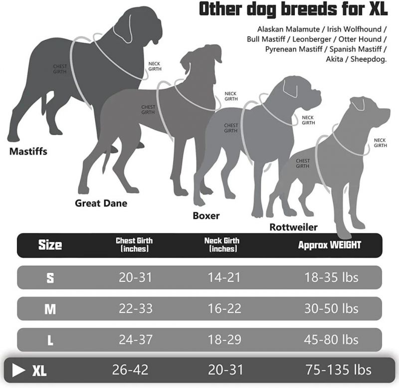 Durable High Quality Hiking Outdoor Pet Product Waterproof Big Shape Pet Dog Harness