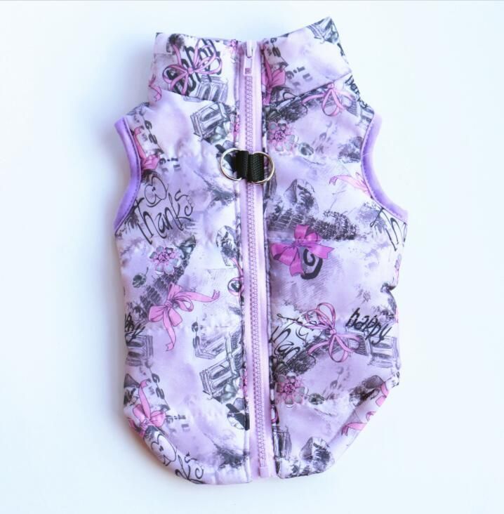 Snowflake Cold Weather Dog Coat