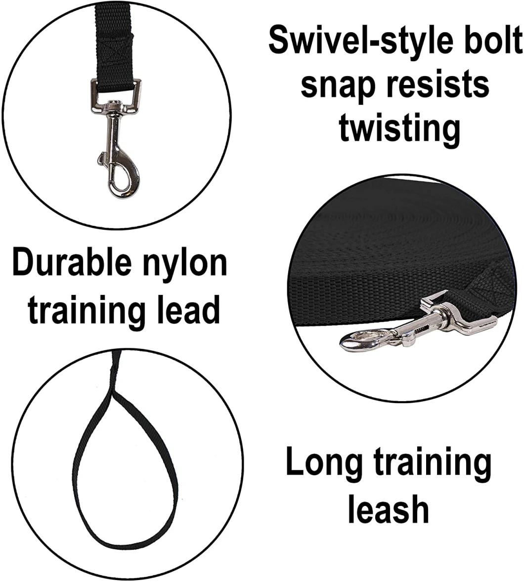 30FT 50FT 20feet Black Extra Long Line Training Dog Leash Great for Training Dog Leash