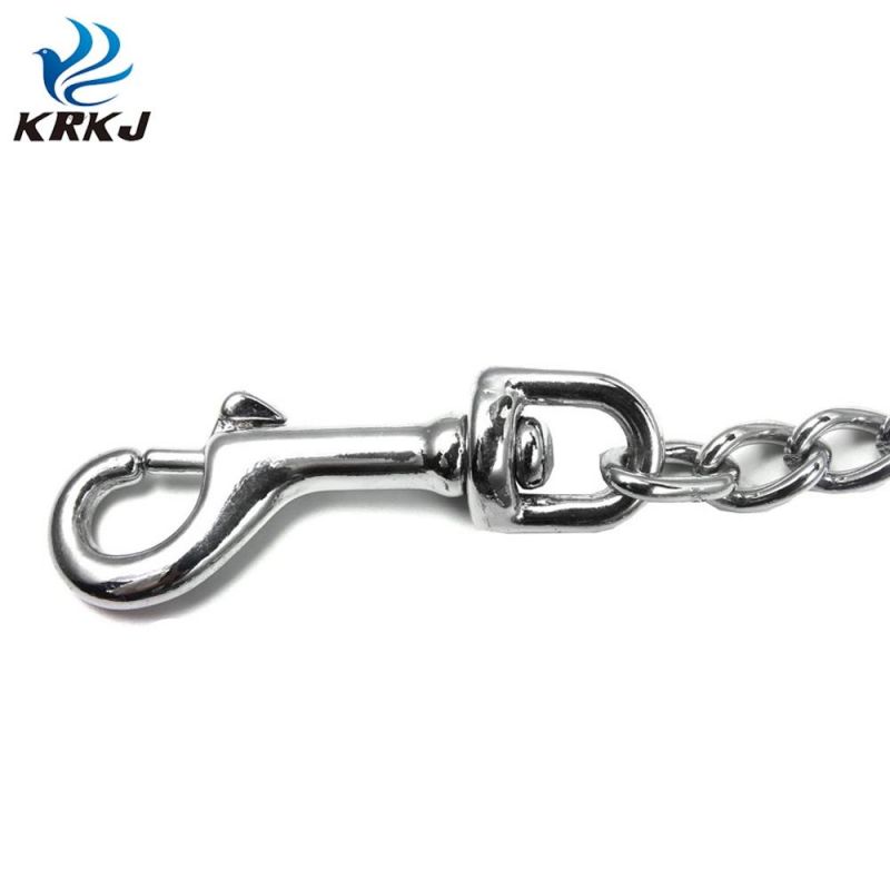 Bulk Sale Strong Enough Double Ended Hooks Dog Metal Training Chain Leashes