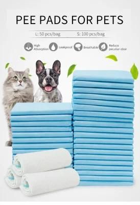 Super Water Absorption 100% Cotton Leak-Free Training Pads for Dogs and Puppies